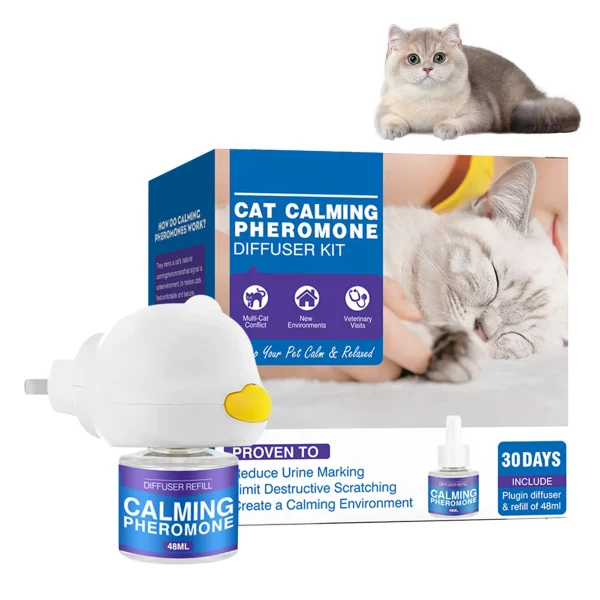 Effectively Cat Calming Diffuser Long-Lasting Cat Calming Diffuser Safe ...