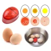 FAIS DU Color Changing Egg Timer Cooking Resin Perfect Boiled Eggs By Temperature Kitchen Helper Egg Timer Red timer tools