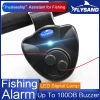 FLYSAND LED Light Fishing Alarms Portable Carp Bite Alarm Fishing Line Gear Alert Indicator Buffer Fishing Rod Loud Alarm