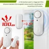 FUERS 100dB Independent Door Sensor Magnetic Sensor Wireless Home Window Door Entry Anti Thief Security Alarm 1/5/10 pcs