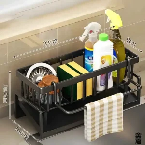 Faucet Hanging Rack – Integrated Draining & Storage, Kitchen Space-Saving Tool