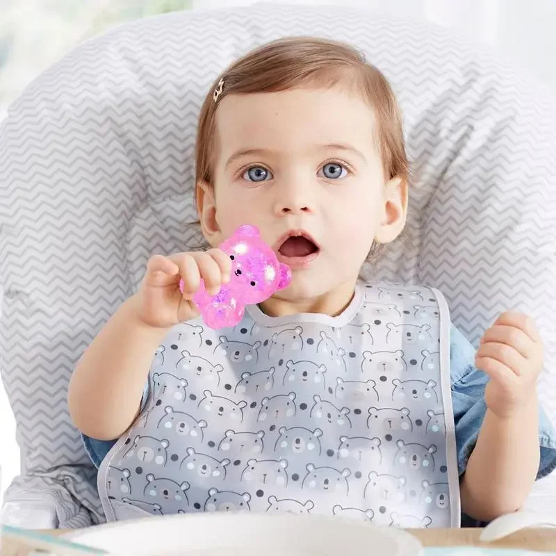 Fidget Bear Toy Squishys Glitter Gummy Bear Small Cute Animal Anti Stress Fidget Splat Decompressions Vent Squeeze Toy - Image 5