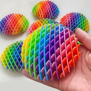 Fidget Worm Toy Stretchable Elastic Mesh Stress Relief Toys for Kids&Adults 3D Telescopic Decompression Sensory Toys Party Gifts