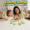 Fishing Battle Board Game Kid Fish Body Stretchable Long Short Competition Fun Family Party Interaction Social Table CreativeToy