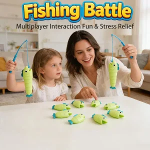 Fishing Battle Board Game Kid Fish Body Stretchable Long Short Competition Fun Family Party Interaction Social Table CreativeToy