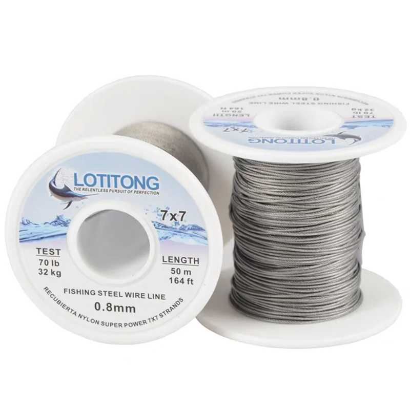 Fishing Line, Sea Fishing Coated Stainless Steel Wire, Anti Bite, Wear-Resistant Strong Tensile Strength, 0.8mm-2.0mm - Image 2