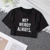 Fitting Short-Sleeve T-Shirt for With A Round Neck and Uppercase Letter Print Suitable for Spring and Autumn Perfect for Casual