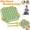 Flip Chess Children Memory Training Chess Game Family Interactive Board Puzzle Game Logical Thinking Cognitive Educational Toy