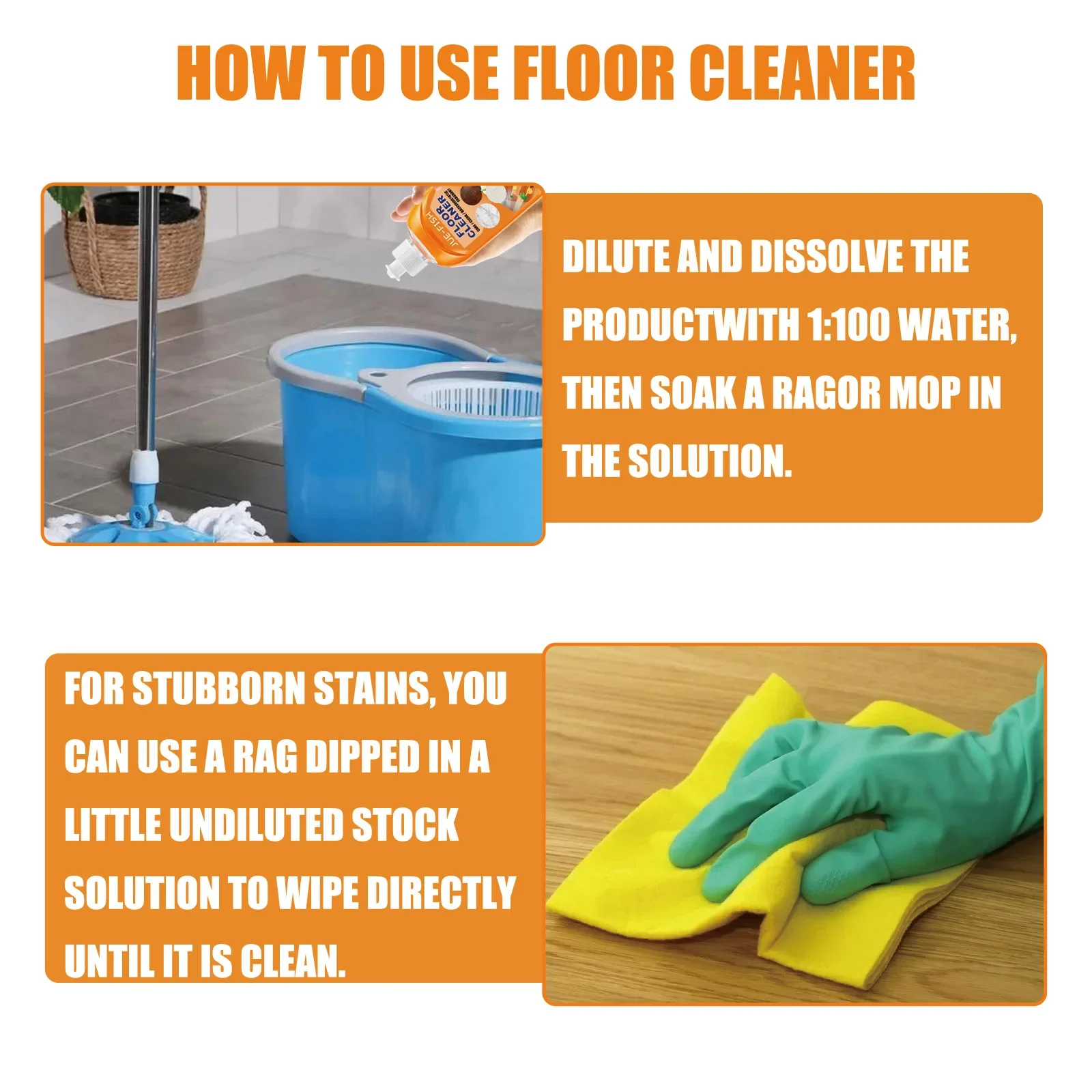 Floor Polishing Agent Dirt Stain Removal Wooden Floor Renovating Ceramic Tiles Polishing Brighten Ceramic Tiles Cleaning Liquid - Image 6
