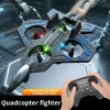Foam aircraft stunt intelligent fixed height hover 360 °turnLED lights fighter A gift for a boy RC Drones toy