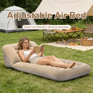 Folding Lazy Sofa Inflatable Lounge Chair Thickened Durable Portable Folding for Tent Sleeping Outdoor Travel Beach Home Use