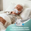 For AirFit F40 CPAP Replacement Face Mask Anti Snoring Sleep Apnea Sleep with Frame for Auto CPAP APAP BIPAP Machine Accessories