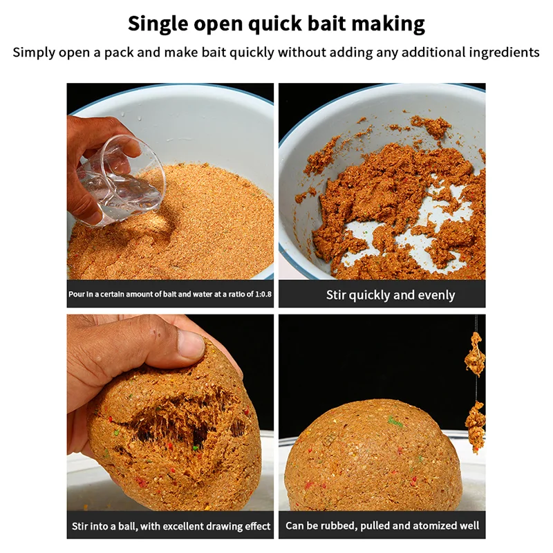 For Carp Crucian Catfish Natural Bait Processed Fishing Food Strong Flavor Groundbait Attractant Additive Scent Feed - Image 4
