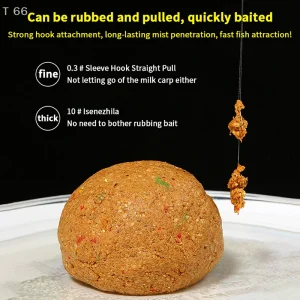 For Carp Crucian Catfish Natural Bait Processed Fishing Food Strong Flavor Groundbait Attractant Additive Scent Feed