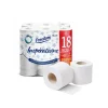 Freedom Quilted Toilet Tissue 18 Pack, 2 Ply Soft White Bathroom Rolls, Home and Office Toilet Paper