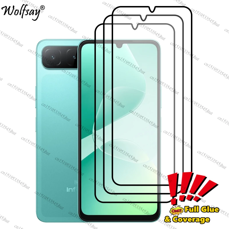 Full Cover Screen Protector For Infinix Hot 60i 5G Tempered Glass Infinix Hot 60i 5G Phone Glass For Infinix Hot 60i 5G Glass