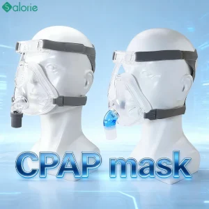 Full Face CPAP Mask Silicone CPAP Replacement Mask Auto BiPAP CPAP Compatible Nasal/Oral Mask for Sleep Apnea and Anti-Snoring