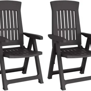 GARDEN Adjustable Back Outdoor Foldable Plastic Garden Chair Patio Furniture Camping Picnic Beach Chair Foldable Chair