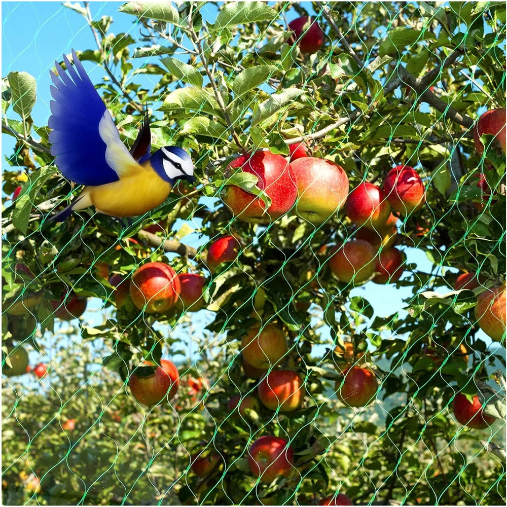 Garden Anti Bird Insect Protection Net Orchard Plant Vegetable Fruit Care Covers Green Mesh Pest Control Network Stretch Fencing - Image 2
