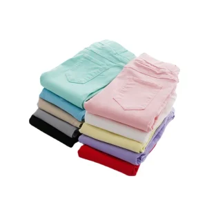 Girl Skinny Casual Pants Spring Autumn 2024 New Children Pencil Pants Skinny Leggings for Girls Kids Fashion Pants 3-12 Years