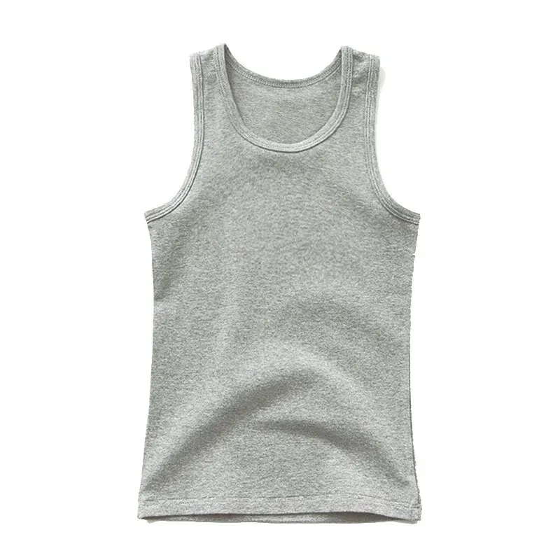 Girls Boys Tank Tops Kids Candy Color Sleeveless Vest 2024 Summer Teenagers Top Tees 3 To 14Yrs Children's Undershirts Clothes - Image 4