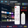 H96 Max S905L TV Stick Android14 Quad Core BT5.0 4K@60fps 2.4G&5G Wifi6 2GB 16GB Google Voice Assistant Media Player AI TV Stick