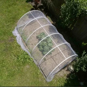 HDPE60Transparent Insect Screen2.5X5Special Durable Net for Rice Fruit Tree Greenhouse Cultivation, Anti-Bird and Anti-Insect