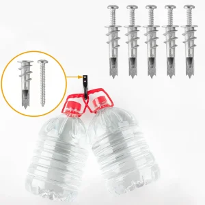 Heavy-Duty Drywall Anchor Set 20-400Pcs Plasterboard Drywall Anchor Drywall Bolt Self Drilling Drywall Anchors with Screws Kit