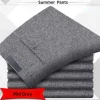 High Quality Men's Classic Business Suit Pants Spring Summer Pants High Waist Autumn Trousers Casual Pant Dropshipping GOZBKF