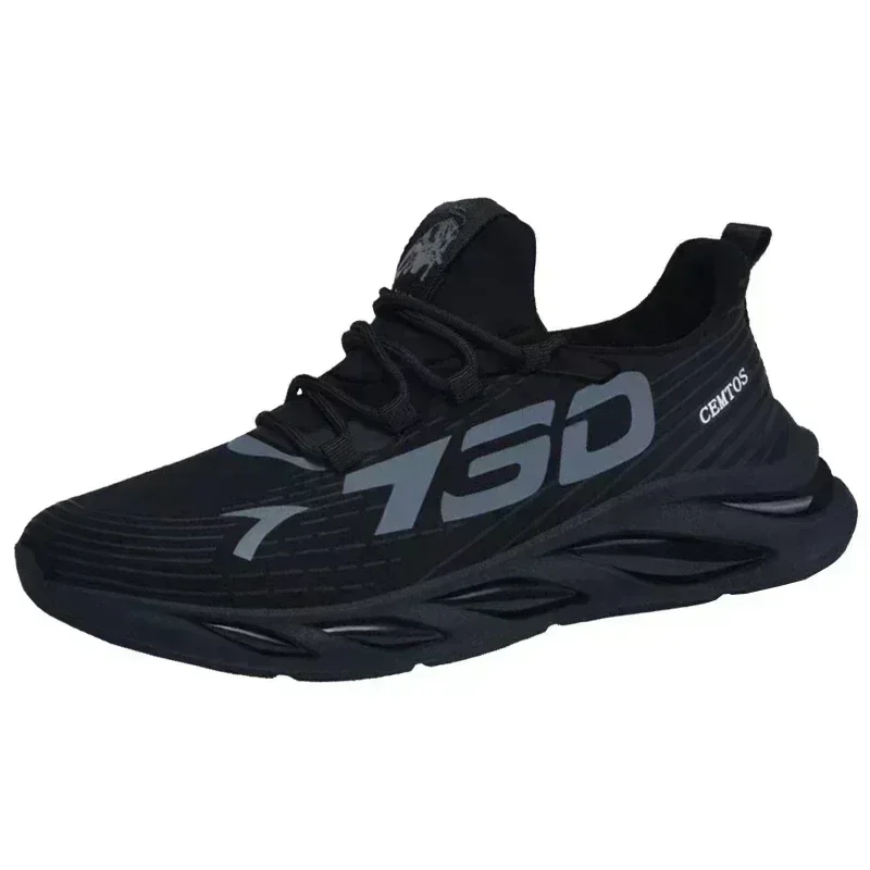 High-quality men's lightweight outdoor shoes breathable mesh shoes fashionable daily casual shoes sports shoes and running shoes - Image 5