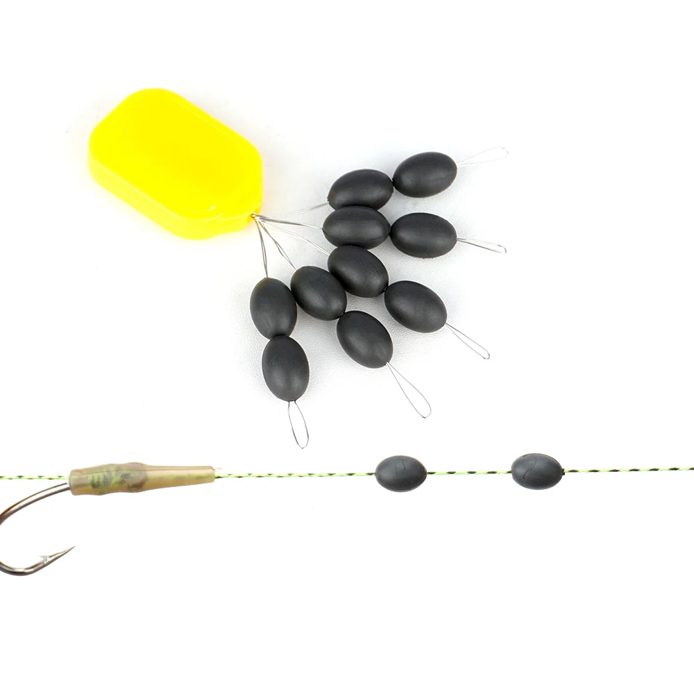 Hirisi 1set Tungsten Sinkers Hooklink Weights Size 4mm/6mm/8mm Carp Fishing Tackle AG301 Fishing Accessories