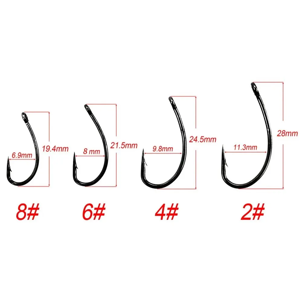 Hirisi 6pcs Carp Fishing Accessories Hair Rig Fishing Hook Set Ready Made Tied Rigging With Fishing Line Boilie Hook TS113 - Image 2