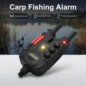 Hirisi B150 Carp Fishing Bite Alarms with Volume Tone Sensitivity Control LED Fishing Bite Indicators Fishing Accessories