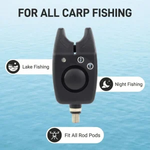 Hirisi Carp Fishing Bite Alarm N36 Electronic Fishing Tackle Equipment Adjustable Volume Fishing Accessories