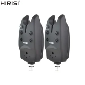Hirisi Carp Fishing Bite Alarm with LED Light Alarming Fishing Alarm Indicator Fishing Tackle Equipment