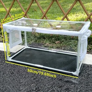 Home gardening, mushrooms, vegetables, small succulent plants, insulation, moisturizing, waterproof greenhouse shed, front door