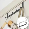 Hooks Over The Door 5 Hooks Home Bathroom Organizer Rack Clothes Coat HatTowel Hanger Bathroom Kitchen Accessories