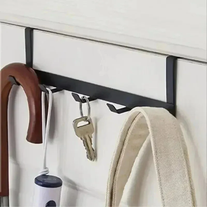 Hooks Over The Door 5 Hooks Home Bathroom Organizer Rack Clothes Coat HatTowel Hanger Bathroom Kitchen Accessories - Image 6