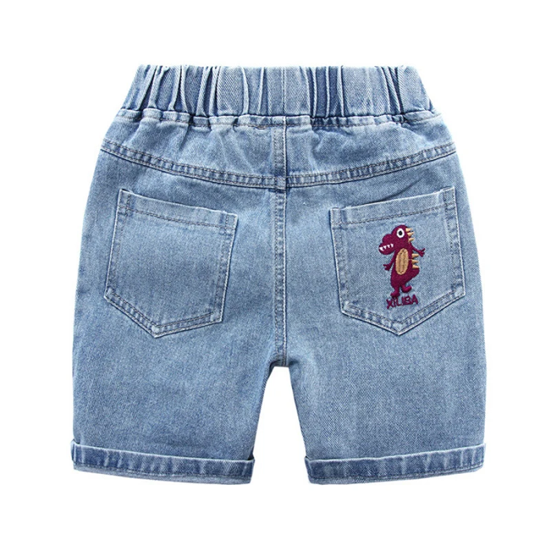 IENENS Baby Boys Shorts Casual Jeans Kids Clothes Summer Beach Short Pants 2-8 Years Clothing Boy's Loose Denim Shorts - Image 4