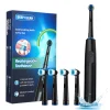 Intelligent Rotating Electric Toothbrush Rechargeable Rotary Brush Compatible with Oral B Replacement Electric Brush Heads