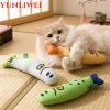 Interactive Simulation Fish Cat Toy Soft Plush Catnip Kicker Toy Realistic Pet Chewing Bite Supplies for Indoor Cats Kitten