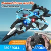 JCMO K500 Max Fighter Jet Quadcopter Drone Stunt Light RC Airplane Four Channels Hovering High Altitude Rolling Special Effects