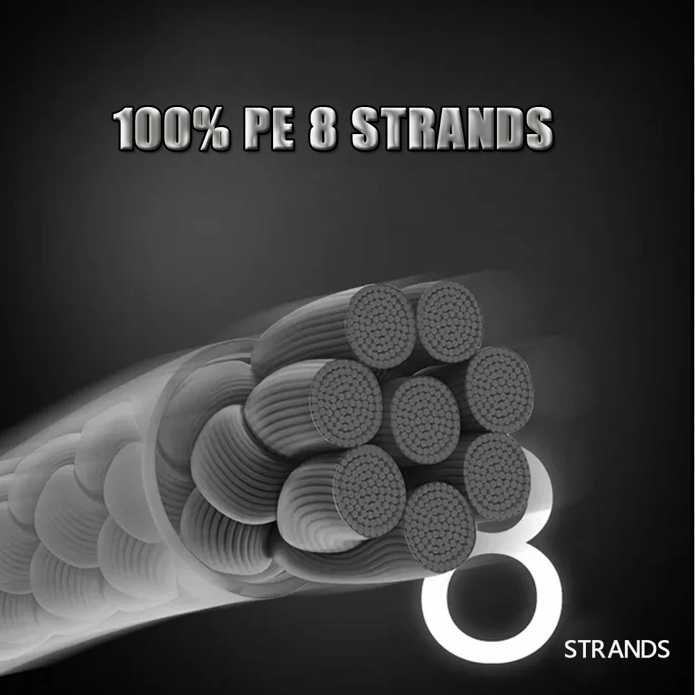 JOF 8 Strands Abrasion Resistant Braided Fishing Line PE Super Strong Anti-bite Line, Fishing Accessories For Freshwater 3000M - Image 6