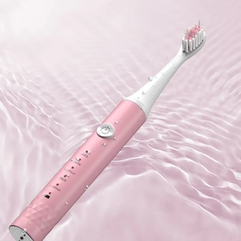 Jianpai Adult Blue Pink Sonic Electric Toothbrush Adult 5-gear Mode USB Charging IPX7 Waterproof Sonic Electric Toothbrush - Image 5