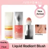 Judydoll Natural Flushed Liquid Blush - Brightening Glow Cheek Tint for Radiant Blurring Effect