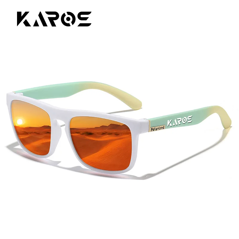 KAROS Sunglasses Men/Women Polarized Square Mirror Brand Design Luxury UV400 SunShade Unisex Fishing Driving Cycling Hiking - Image 2