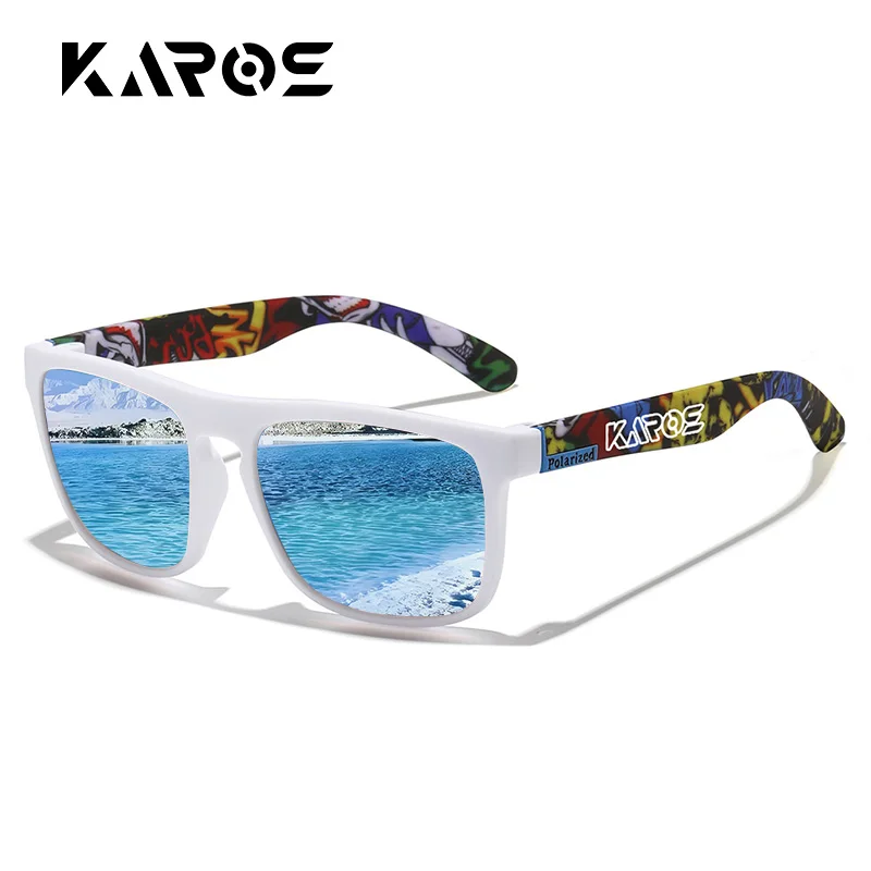 KAROS Sunglasses Men/Women Polarized Square Mirror Brand Design Luxury UV400 SunShade Unisex Fishing Driving Cycling Hiking - Image 4