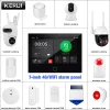 KERUI 4G/WiFi GSM Home Alarm with 7-inch IPS Large Touch Screen Panel Tuya Smart Wireless Security Alarm System Burglar Alexa