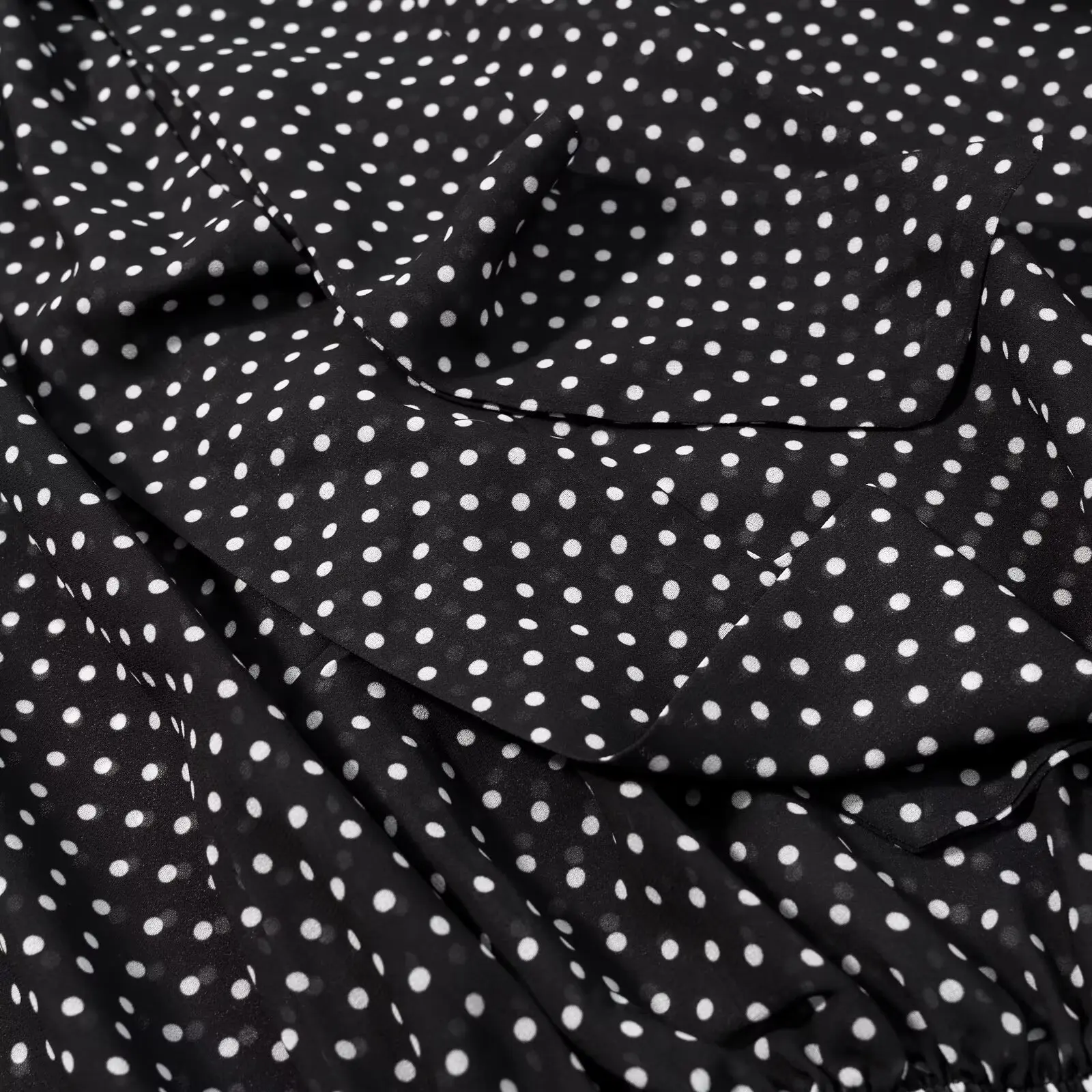 KONDALA Vintage Polka Dot Women Sets Chiffon Bow Tie Loose Blouses Loose Long Skirts Fashion 2026 Spring Summer Holiday Suits - Image 6