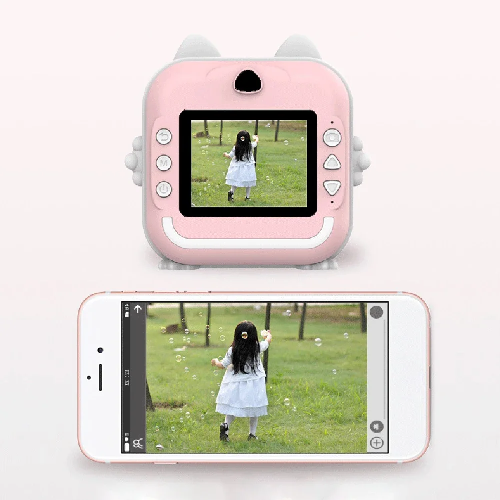 Kids Instant Print Camera Mini Thermal Printer 2.4Inch IPS Screen 2400W HD Video Photo Digital Camera Birthday Gifts Boys Girls - Image 4